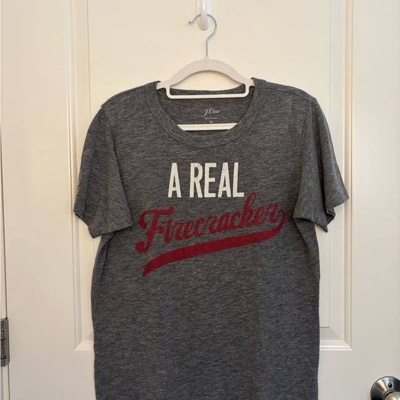 J. Crew A Real Firecracker Graphic Tee - Picture 2 of 5